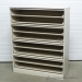 Beige 45" 8 Drawer Microfiche File Cabinet